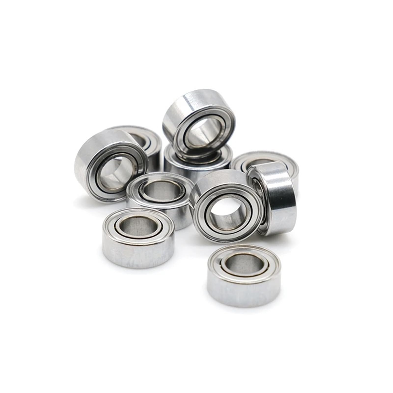 Roulements rigides à billes Lot de 10 roulements miniatures MR105ZZ 5 x 10 x 4 mm, roulements à billes ABEC-7 en acier blindé métallique L-1050ZZ MR105-2Z MR105 ZZ