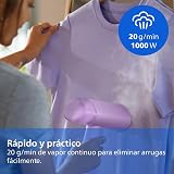 Philips défroisseur à main 3000, 20 g/min, 1000W, pliable et léger, Violet - 3