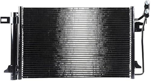 SCITOO 13187 radiador + 3786 condensador x 1 apto para Ford 2010-2012 para Ford para Fusion 2.5L 2010-2011 para Mercury para Milán 2.5L