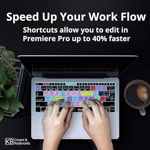 Miniatura 5 de KB Covers Teclado Adobe Premiere Pro CC  Teclado mecánico de edición compatible con macOS y PC Windows  USB-A e inalámbrico (teclado mágico