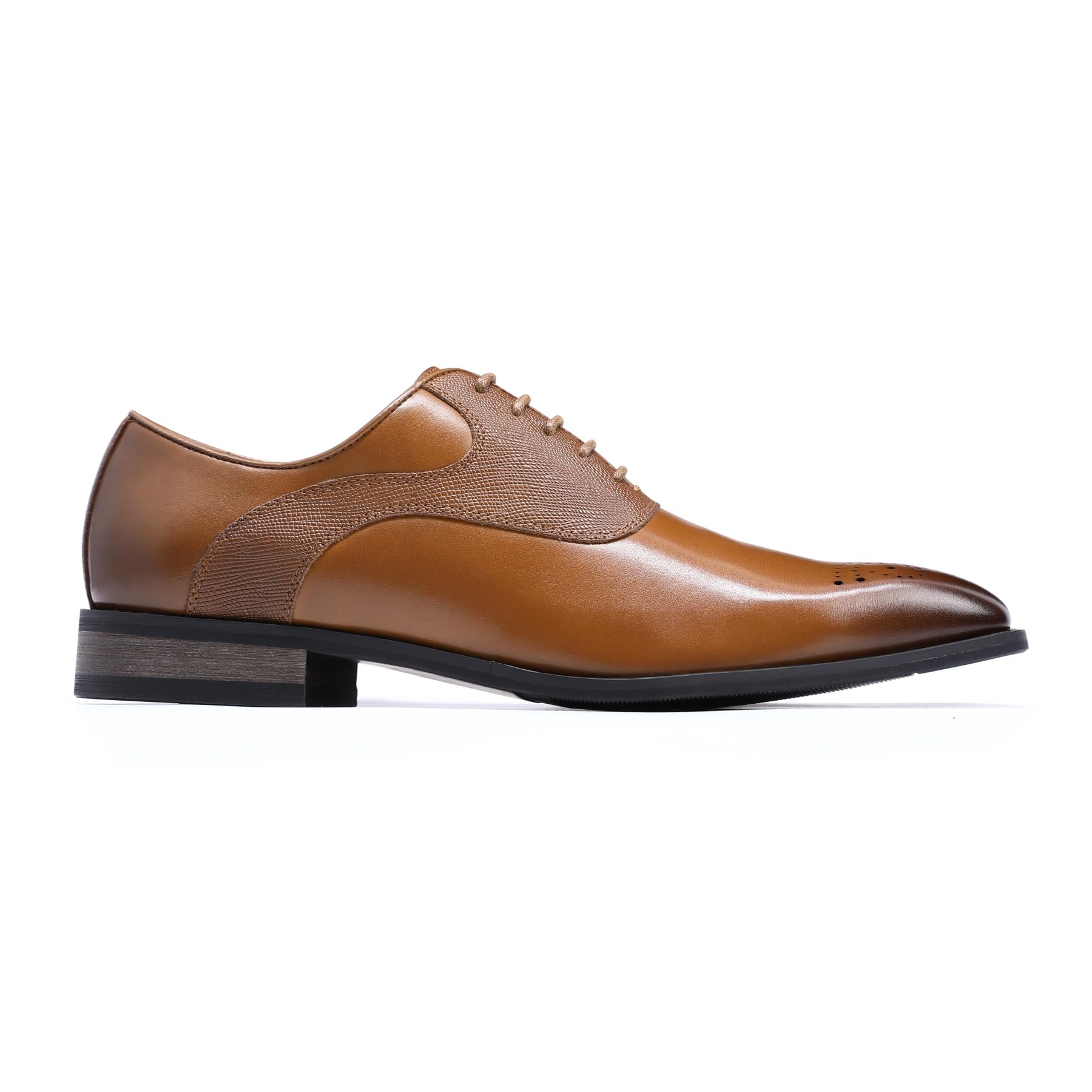 YFFUSHI Chaussures Habillées Homme Oxfords Classique Ville Formel Mariage | Brogues, Simili-Cuir, à Lacets, Gradient, Bout Carré, Affaires, Cérémonies, Soirée
