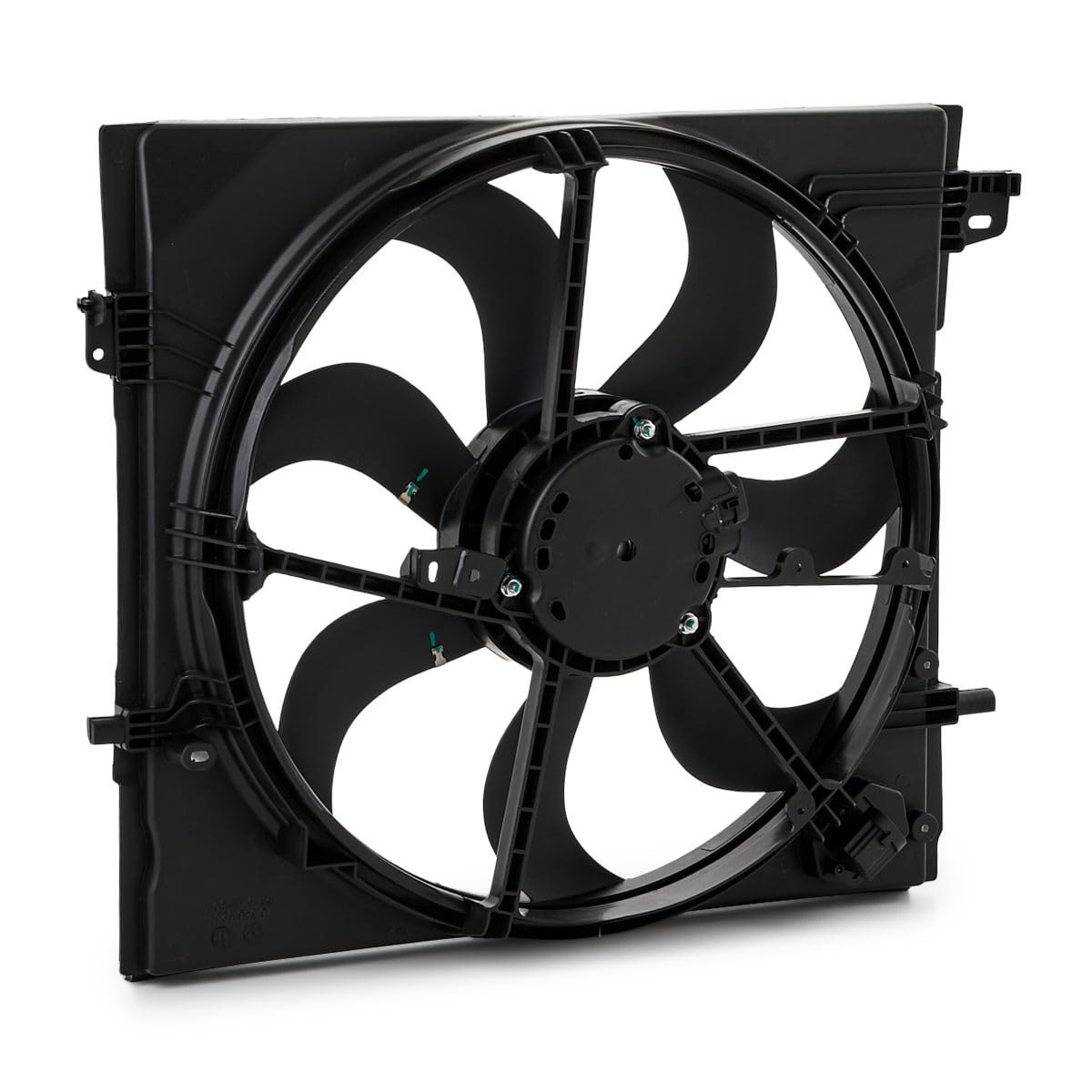 RIDEX 508R0229 Ventilador de motor con soporte con bastidor radiador (armazón) Compatible con NISSAN Qashqai II J11, J11