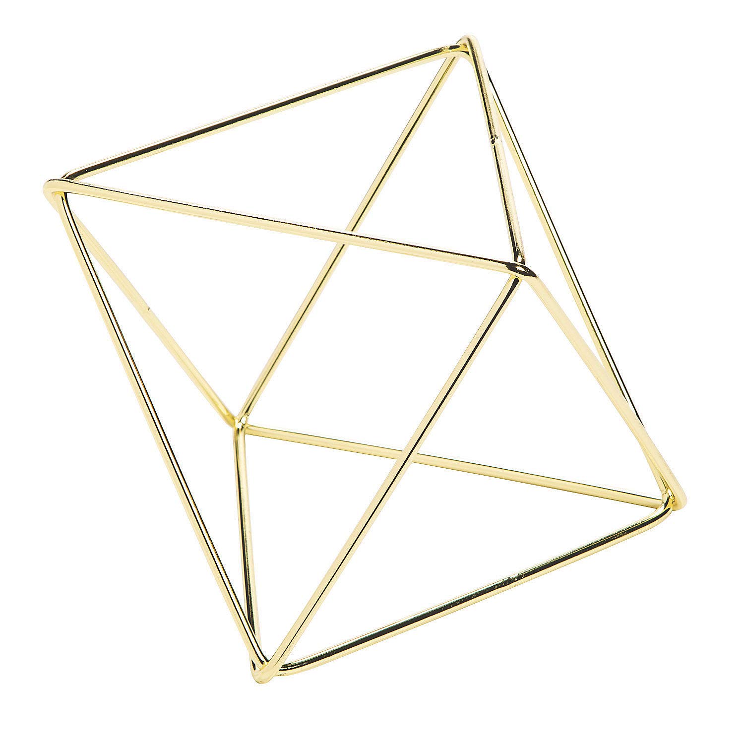 Fun Express Gold Geometric Triangular Centerpiece Decorations – Modern Home Décor for Weddings Parties & Special Occasions – Stylish Table Accents &