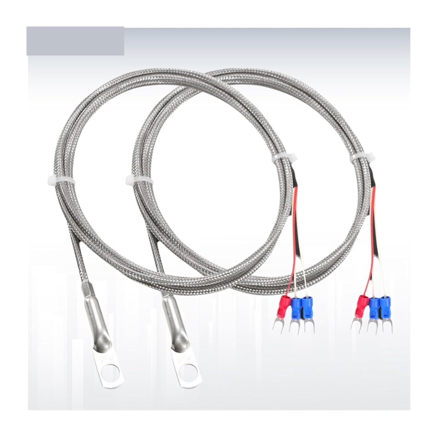 WZPT-TP Surface-Mount RTD Sensor, PT100 Surface Temperature Probe, Pad Style Screw Mount, -50 to 420°C Range(-50-420-1m)
