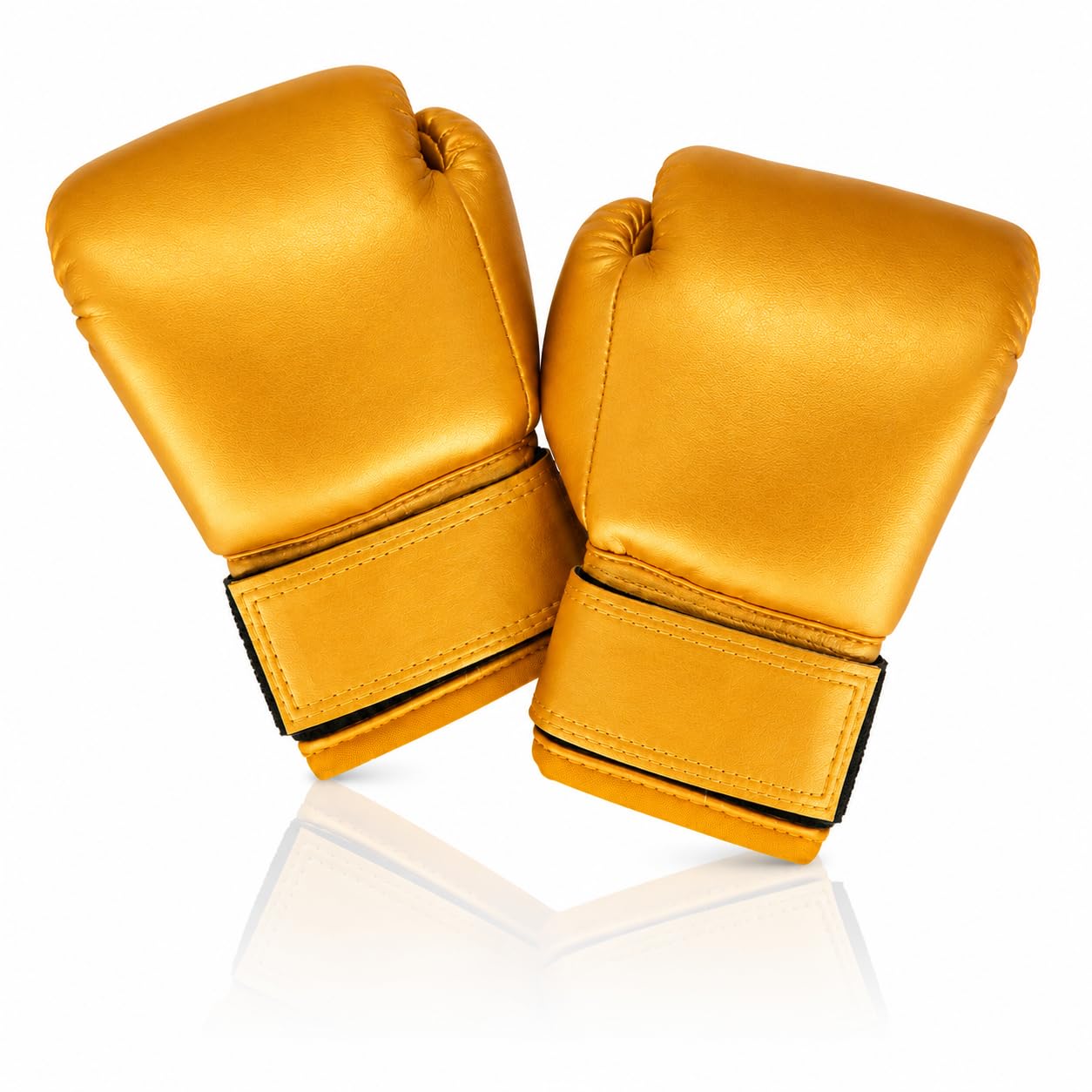 2oz Baby Boxing Gloves for Kids β Plain Unprinted Childrenβs Boxing Gloves β Lightweight Padded Training Gloves with Adjustable Wrist Strap β Black or Gold