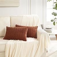 Vista 256 de Fancy Homi Fundas de almohada decorativas bohemias de 20 x 20 pulgadas para sala de estar, sofá, cama, sillón, rústico, moderno, decoración del Crema