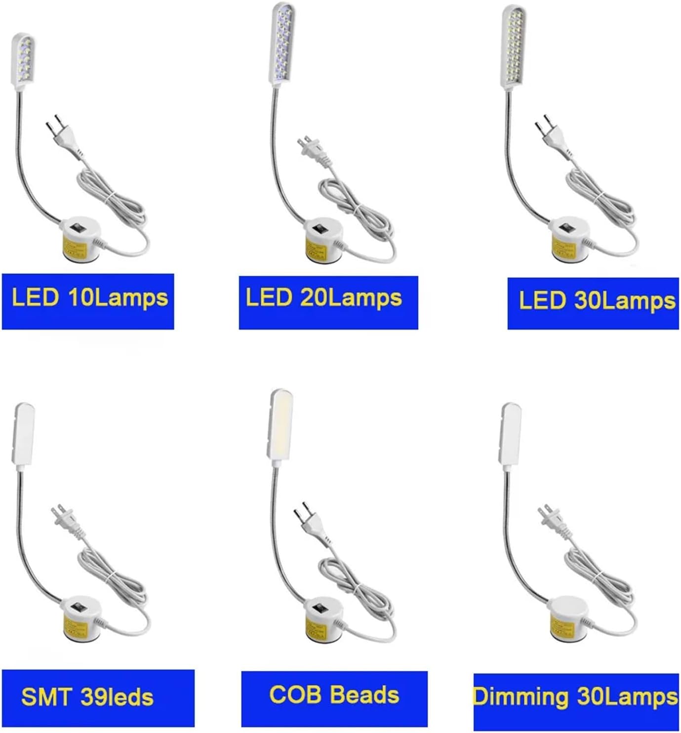 LED Sewing Machine Lights Industrial Lighting Sewing Machine Lathe Accessories(30leds)