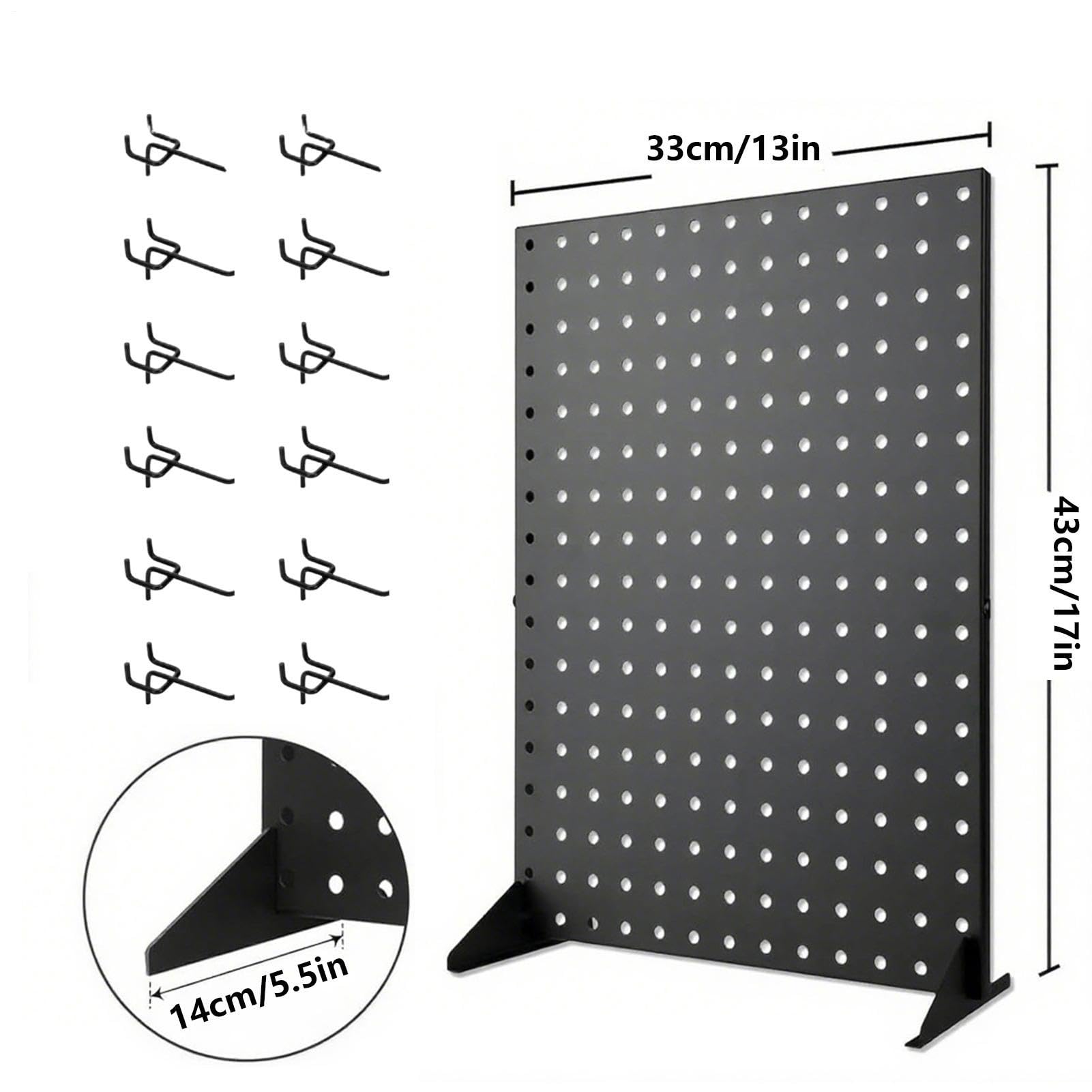 Pegboard Lochplatten-Display 43,2 x 33 cm platzsparender Schmuck-Organizer