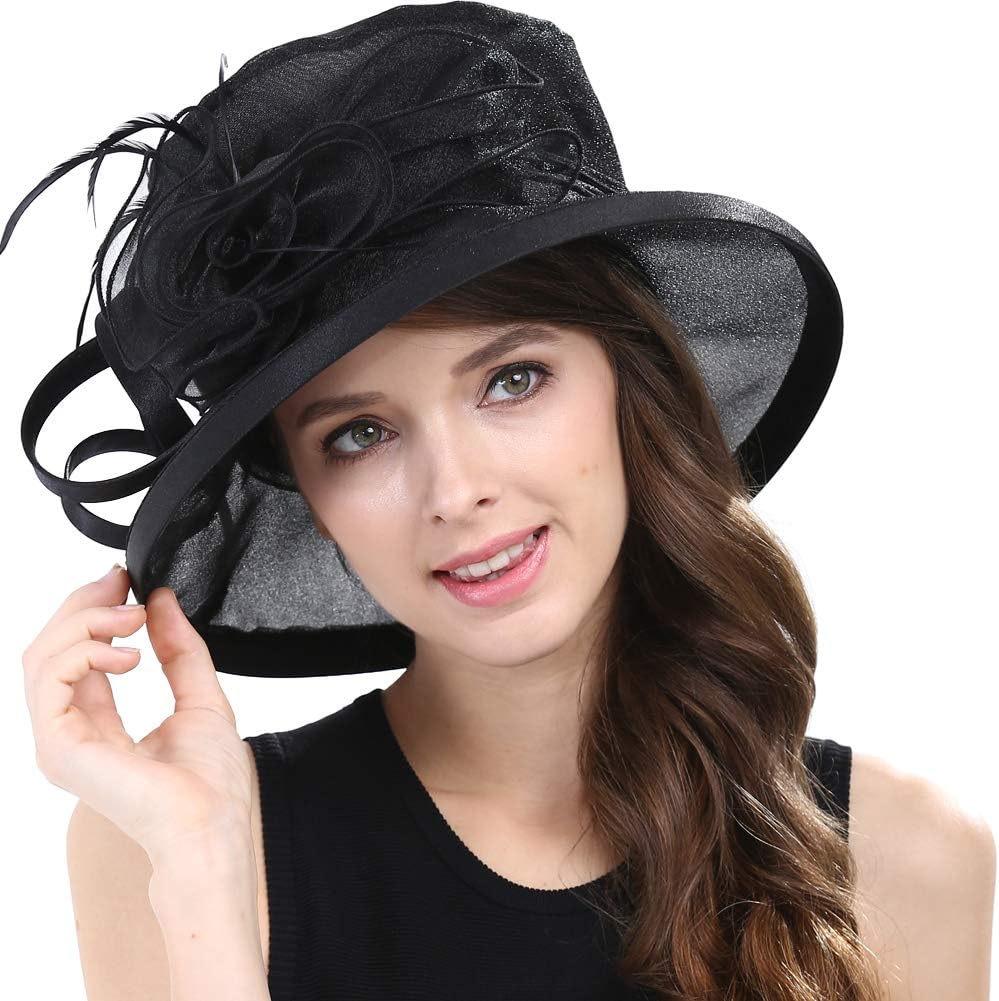 Original One Women's Noble Tea Party Fascinators Church Hats for Saturday Horse Racing Derby Day
