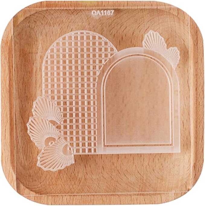 Molde para pastel fondant hoja redonda XISAOK miniatura 5