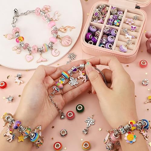 Ipqyihf Crystal Bracelet Set For Girls To Make, Diy Crystal Bracelet Making Kit For Girls, Girls Bracelet Making Kit (Colorful) #TOP2