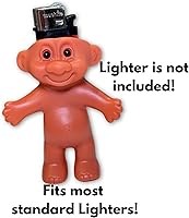 Vista 2 de Cubierta para encendedor Troll para encendedores estándar, estuche para encendedor Troll de los años 90