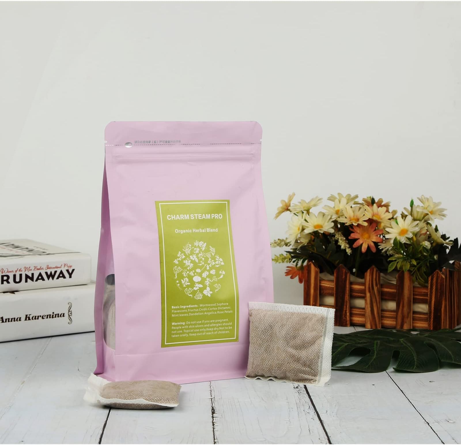 Yoni Steam Herbs, V Steam Herbs for Feminine Cleansing & Tightening & Postpartum Care & Ph Balance, Organic Yoni Steam Herbs (20 Bags)