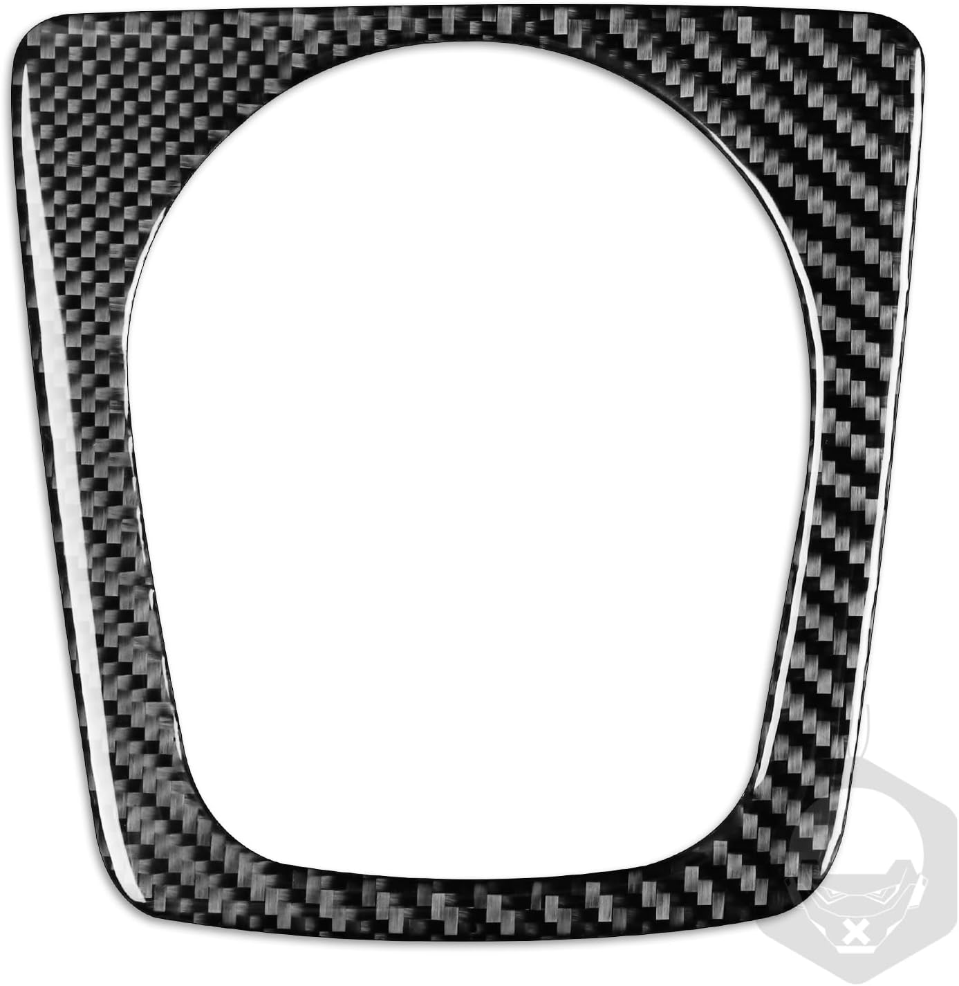 Real Carbon Fiber Center Control Water Cup Holder Frame Decal Accessories Interior Trim Sticker Cover Compatible with Benz CLA C117 2014-2018 GLA X156 2015-2019 Black