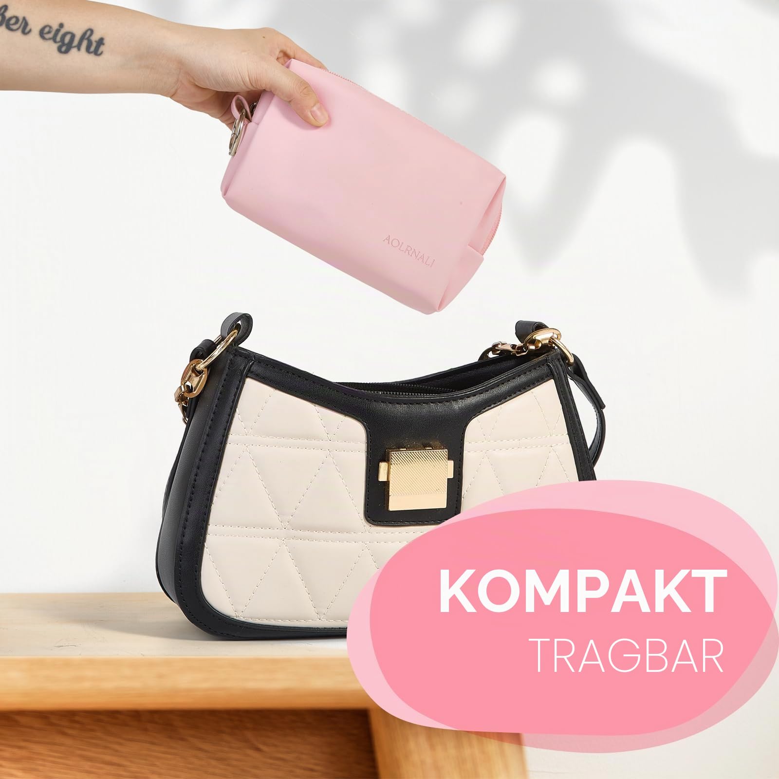 Braut-Notfall-Set für Hochzeitstag, Hochzeits-Essentials, Überlebens-Set für Teambraut, Must-Have 30+ Essentials Travel Kit mit Make-up-Tasche