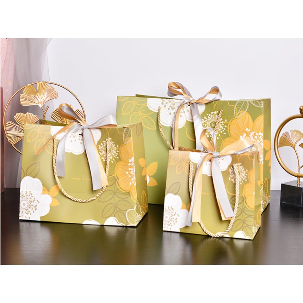 Playpro Pack Of 2 Green Happy Time Gift Bag Large 36X25X12Cm Multi Color