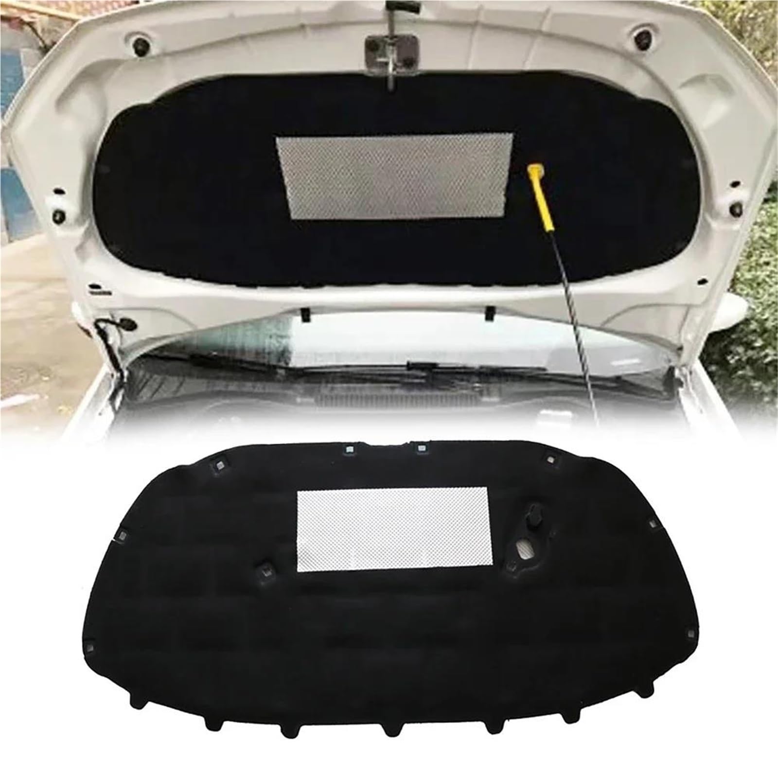 Tapis d'isolation phonique capot VW Polo pour réduire le bruit moteur