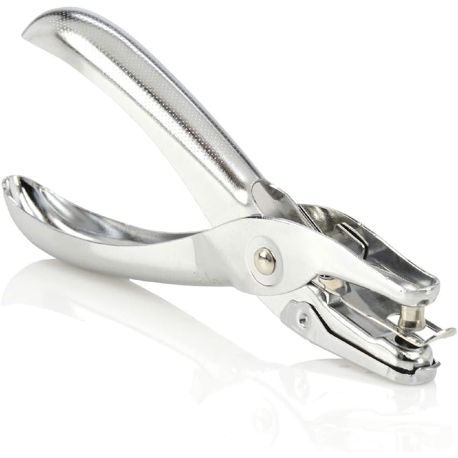 [ShuaWdk] Hole Puncher Metal Single Hole Paper Puncher Belt Hole Hole Hole Punching Hole Paper Punch, Ideal for DIY Craft Labels and Greeting Cards, Home Office Learning (Silver Color: Hole Diameter