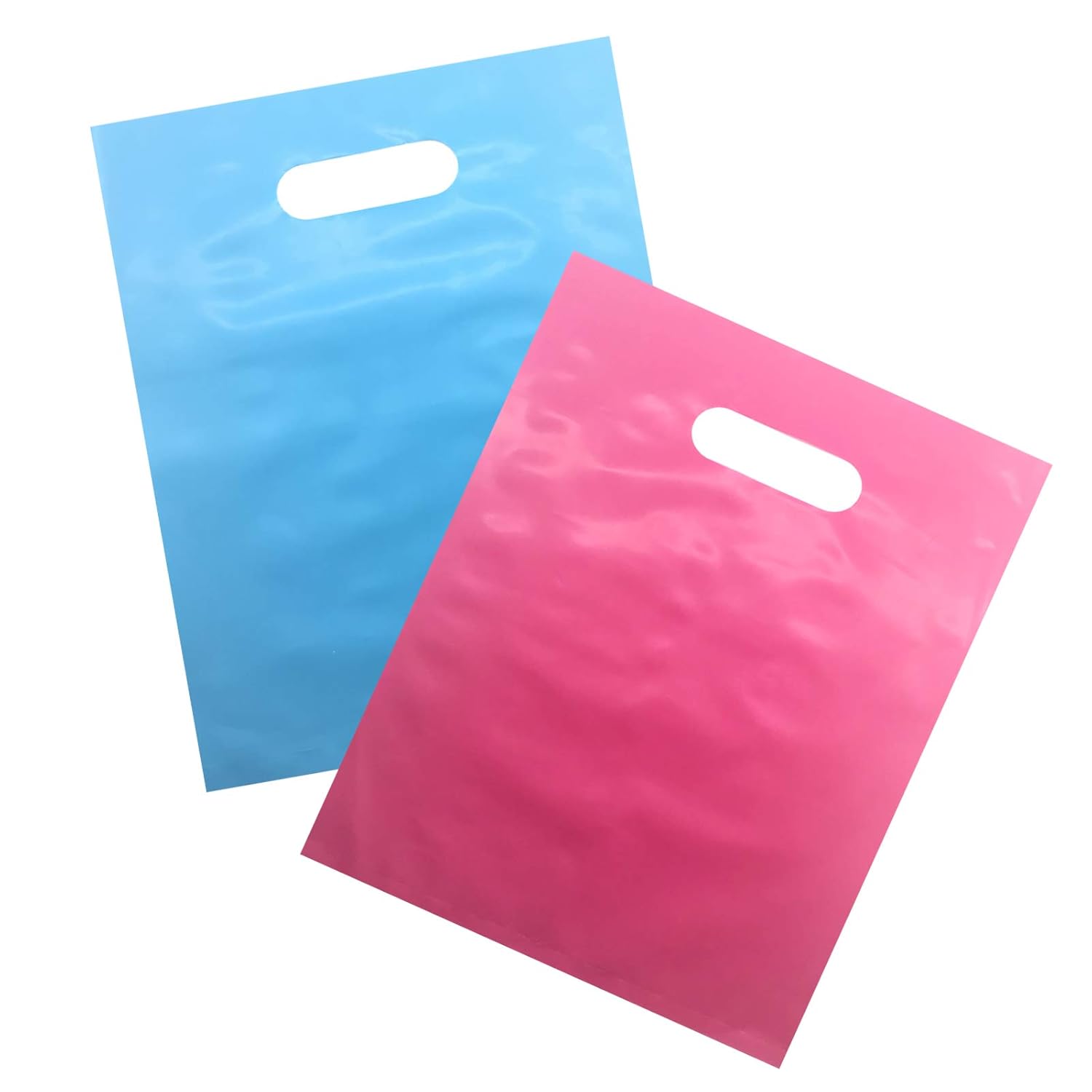 SES.CO 9x12 Inches Plastic Shopping Retail Bags, Grocery Merchandise