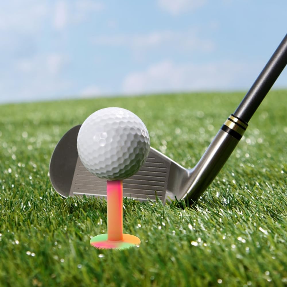 MiOYOOW 10 szt. gumowych koszulek golfowych, koszulki treningowe do golfa, gumowe koszulki do golfa, wewnątrz, na zewnątrz, na dziedziniec, trening treningowy