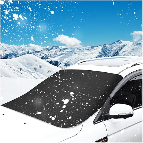 Cubierta magnética para parabrisas de hielo y nieve, cubierta antirrobo para parabrisas de automóvil con 5 imanes invisibles, protector de disponible en Yaxa Venezuela