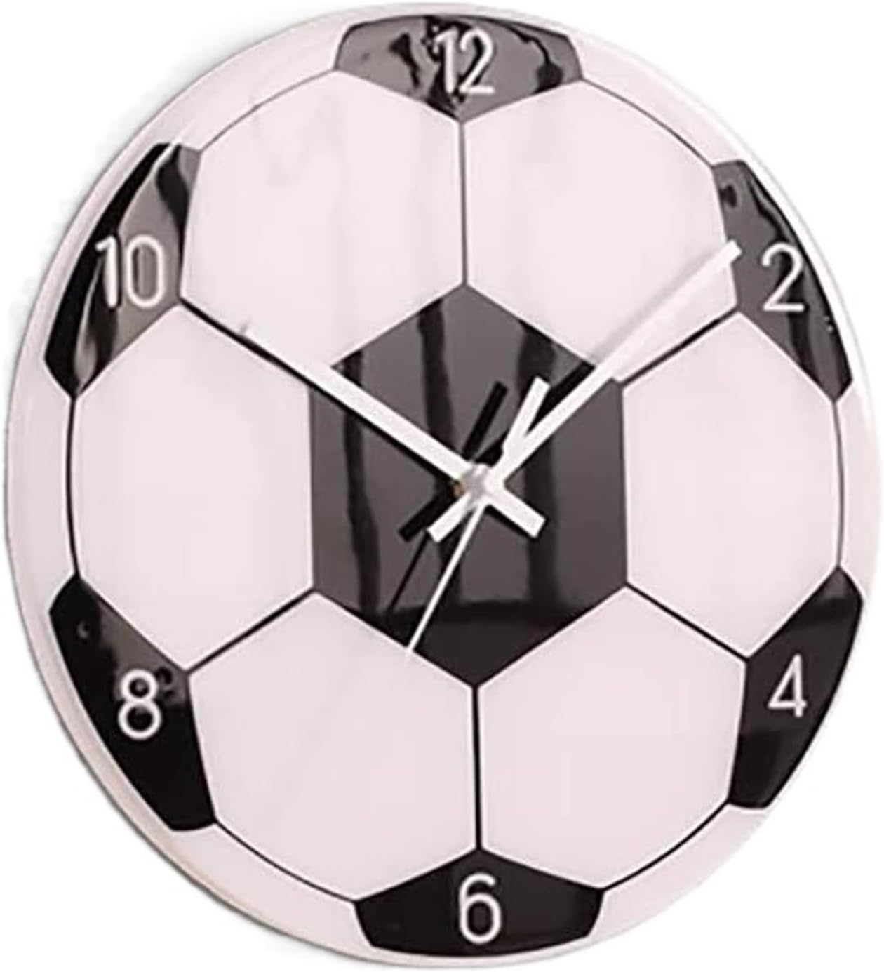 Wall Clock Creative Minimalist Modern Football Shape Mute Wall Clock Clock Living Room Bedroom Dining Room Children's Room