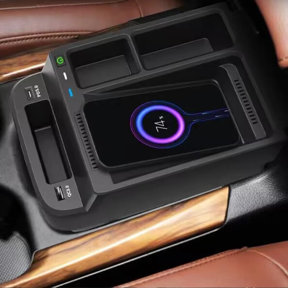 Chargeur de voiture sans fil adapté for Crv 2017 2018 2019 2020 2021, support de téléphone portable, tapis de charge rapide, accessoires