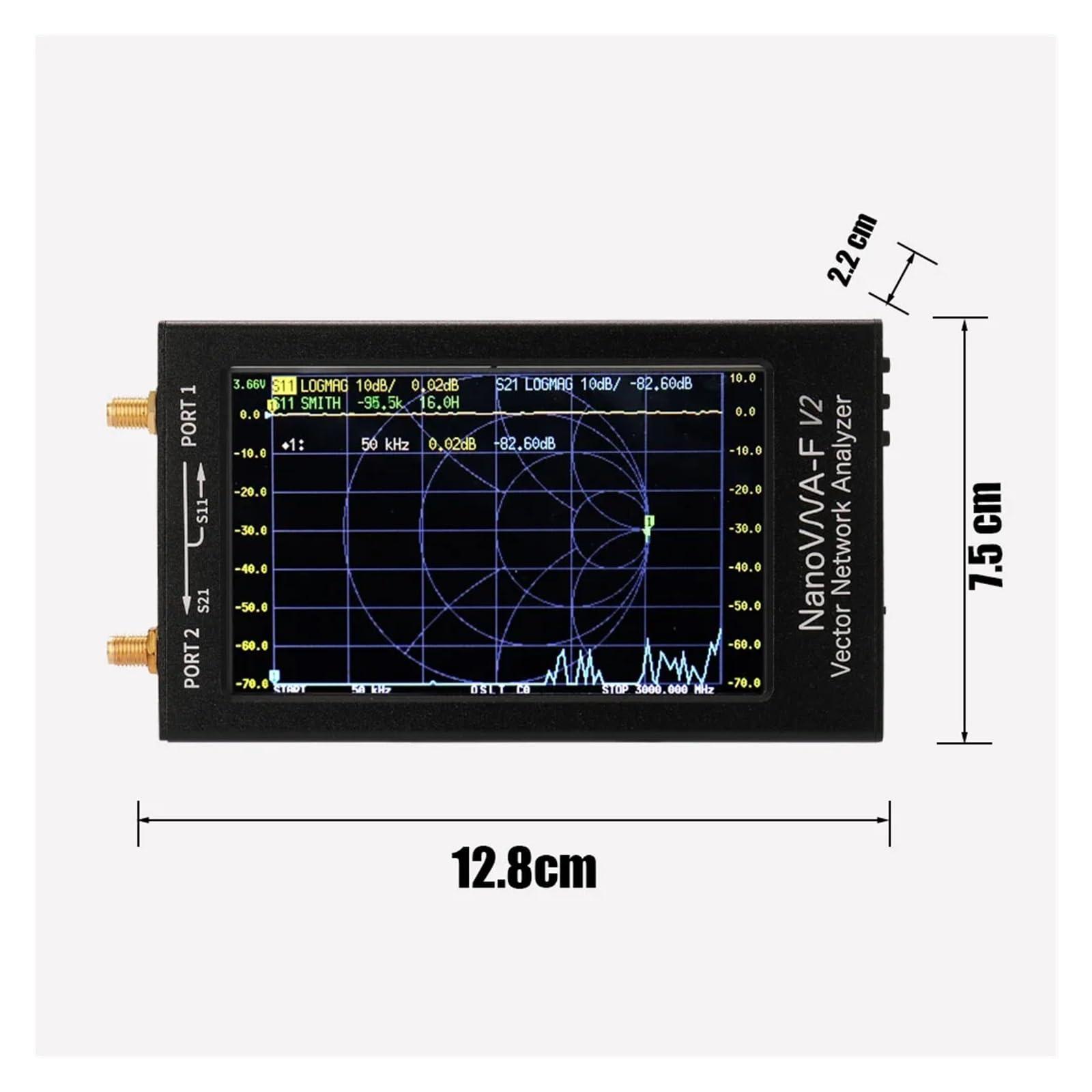 Amazon.co.jp: V2 ベクトルネットワークアナライザー 4.3インチ VNA