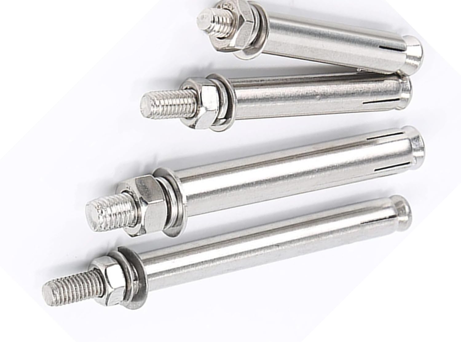Tornillo de expansión acero inoxidable 304 M6x100mm 5 piezas