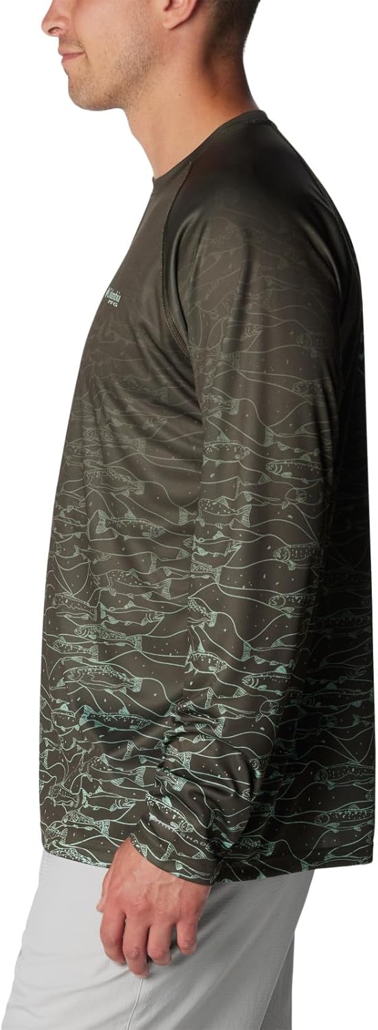 Columbia Men's Super Terminal Tackle PFG Fresh Fade Long Sleeve