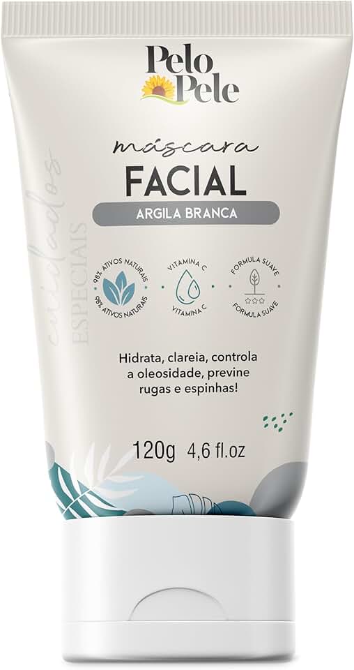 Máscara Facial de Argila Branca - Revitalizing Scrub Mask 120G