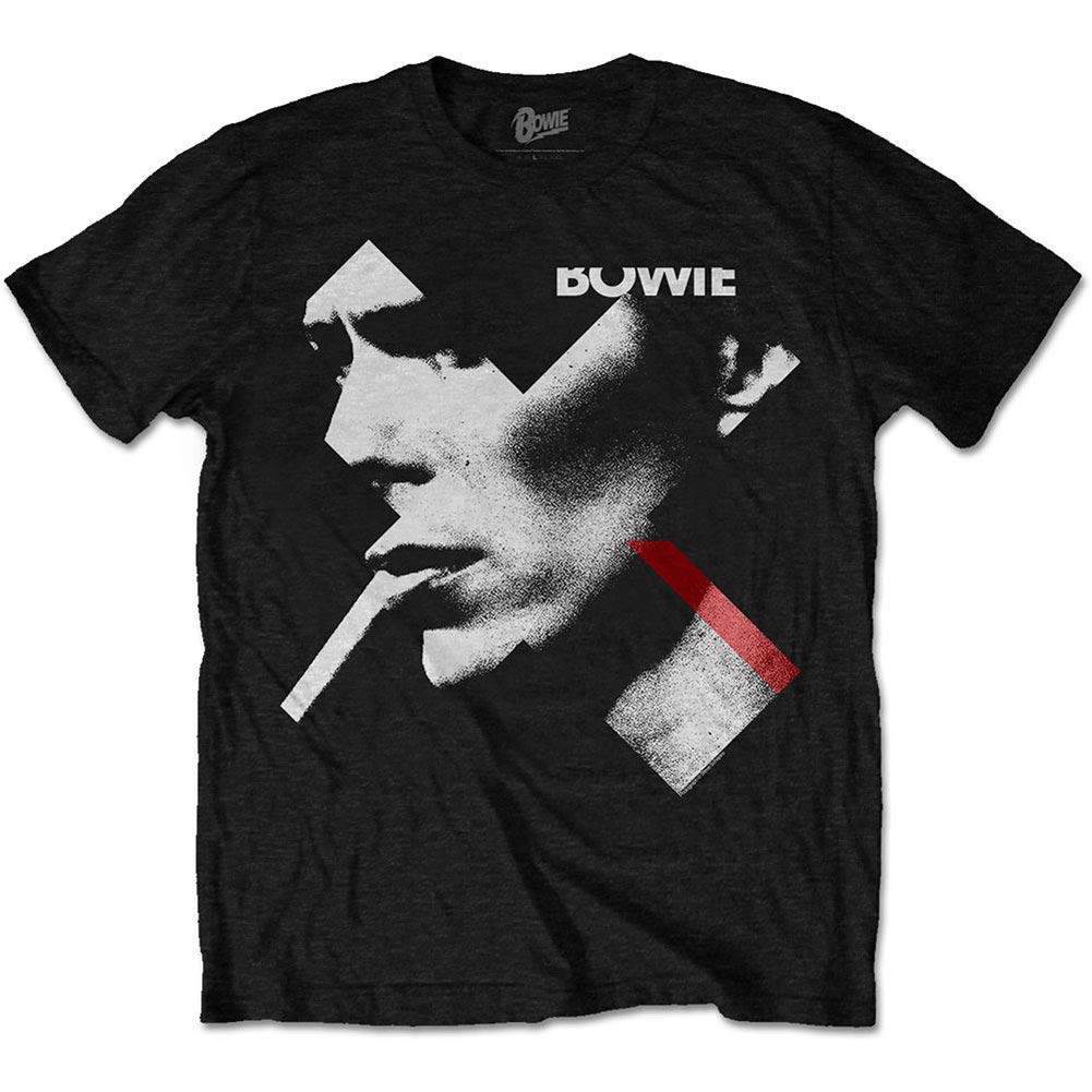Paradiso Clothing Unisex Red/Black David Bowie X Smoking Portrait T Shirt - M