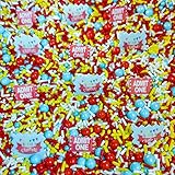 Birthday Carnival Ice Cone Red White Blue Confetti Sprinkles Cake Cookie Cupcake IceCream Donut Decoration Jimmies Quins 4oz