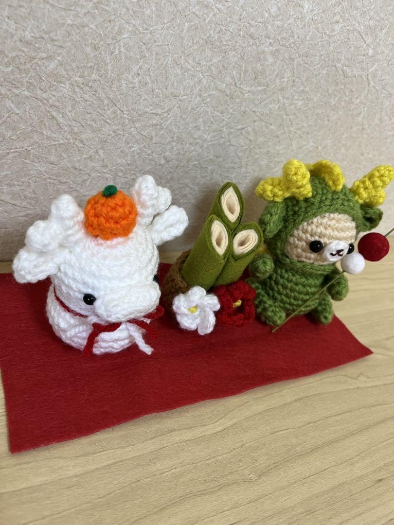 あみぐるみ 辰年 お正月