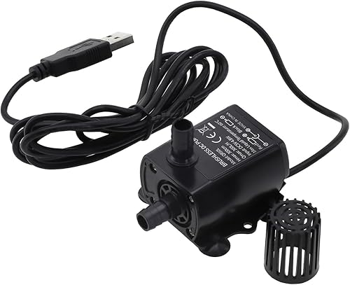 Bomba de agua sin escobillas USB DC5V 4 8W 300LH para fuentes y acuarios con funcionalidad anfibia