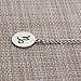 KUIYAI Zodiac Signs Cut Out Stainless Steel Disc Necklace (Capricorn)