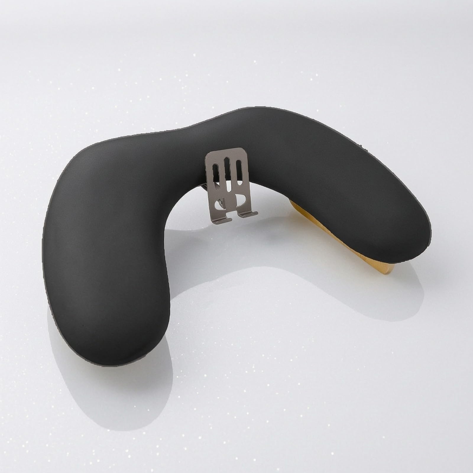 rockible con Telefono Integrato Multifunzione a Forma di Mezzaluna Pratico per Postazione Manicure, Appuntamenti Unghie, Bianco