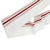 Puños acanalados Conjunto DTY de tela acanalada a rayas colores, accesorios DIY punto, puños cuello, dibujo inferior del dobladillo, diseño moda con textura para uso doméstico(WRPW 100X6cm)