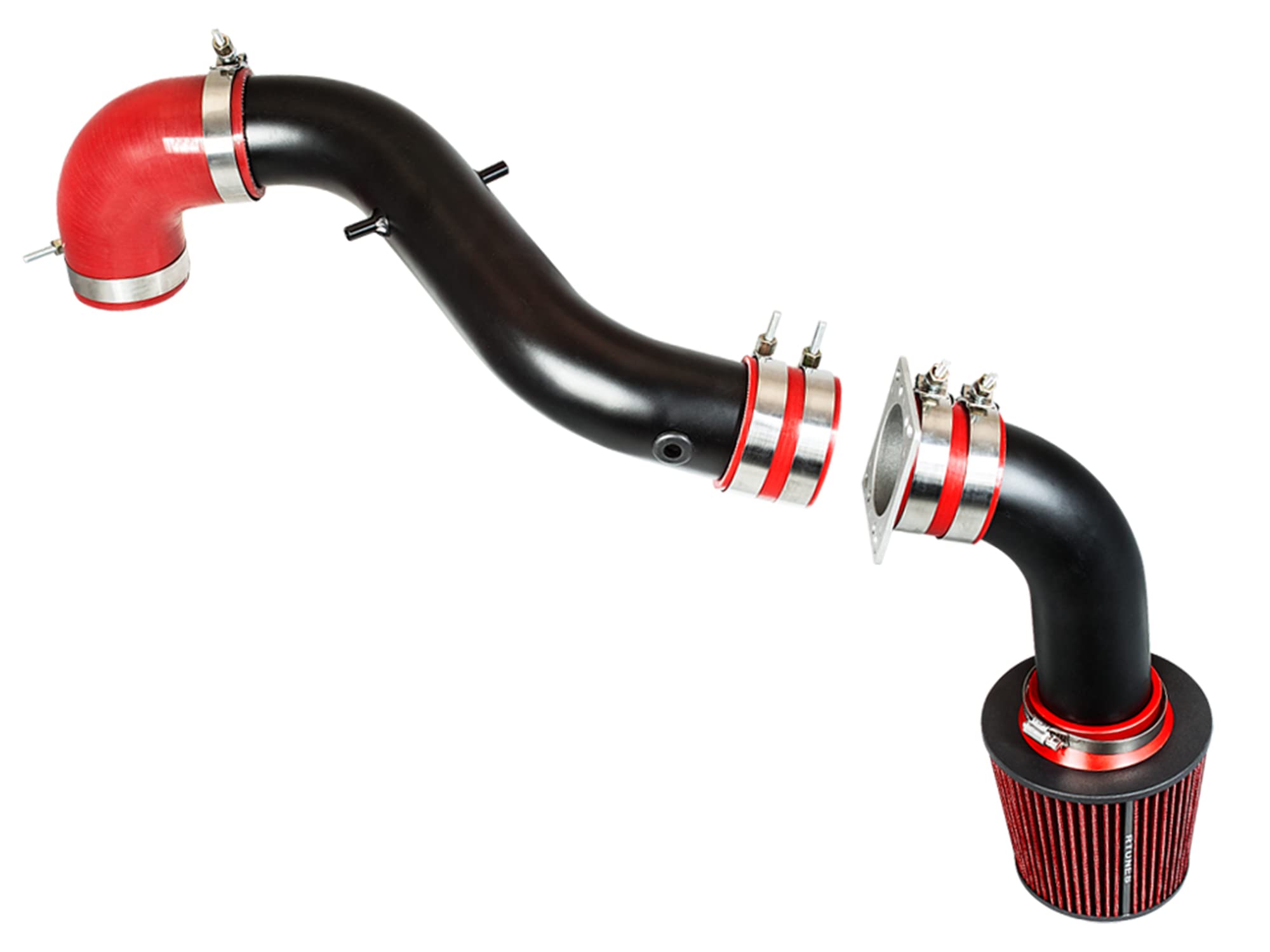 Amazon.com: RTUNES RACING BLACK PIPE COLD AIR INTAKE + FILTER