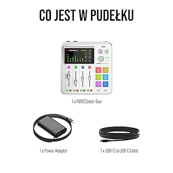 DTM・DAW RODE Caster Duo RØDE Caster Duo Kompaktowe, kompleksowe rozwiązanie do