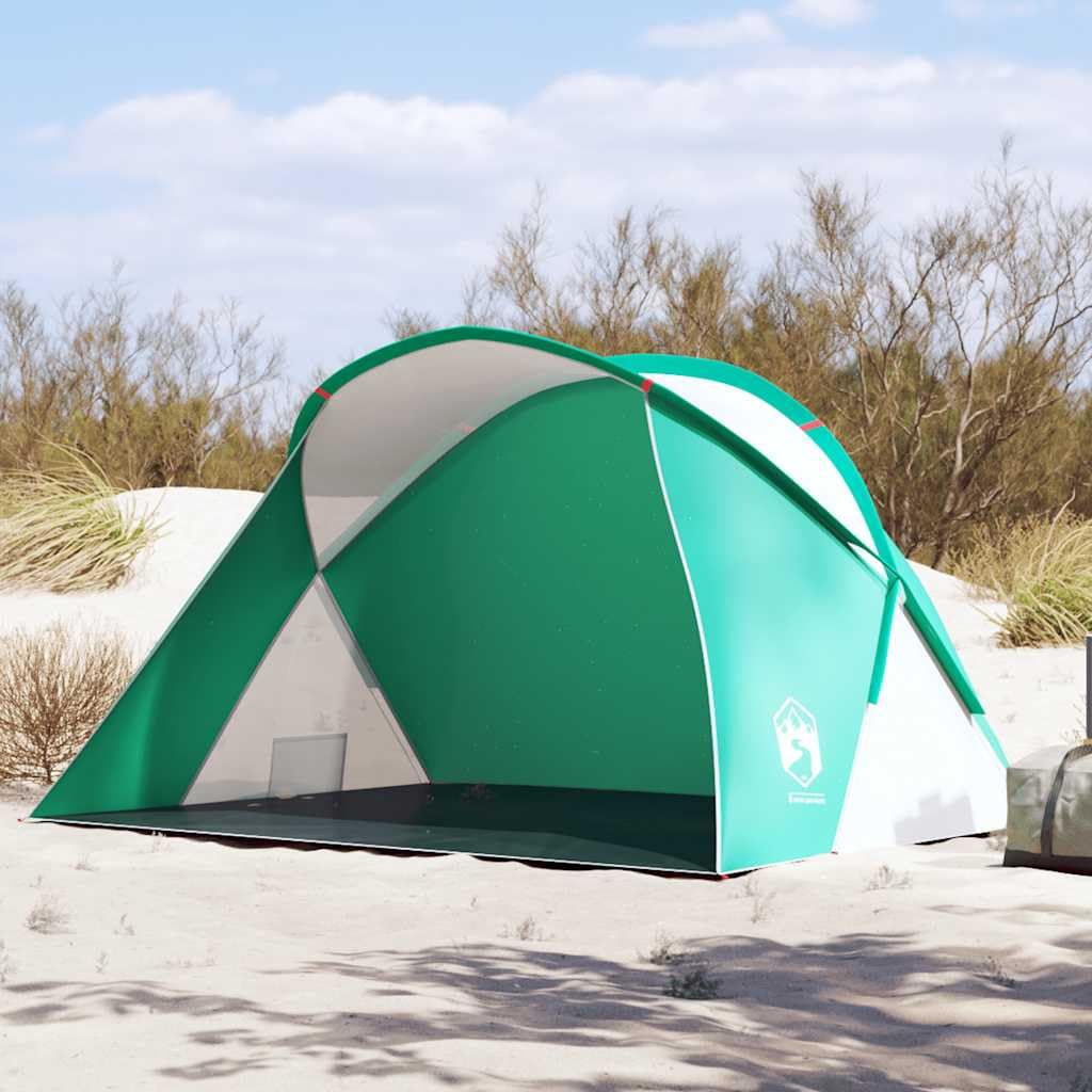 Tenda da spiaggia pop-up per 2 persone, leggera, con borsa per il trasporto, ingresso aperto, paravento per spiaggia e giardino, 225 x 158 x 115 cm, grigio poliestere
