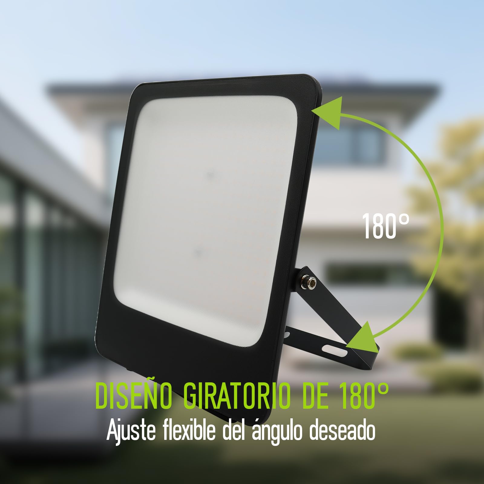 Focos LED Exterior 200W Foco Proyector 3000K Blanco Cálido 20000LM IP65 Impermeable Floodlight para Casa Garaje Patio Terraza Jardín Cancha Fachada Jardineras Colgar Árbol Local