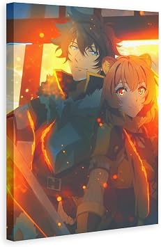 ZHANGNA The Rising of The Shield Hero Anime 01 Canvas Poster Bedroom Decor Office Room Decor Gift, Wall Art Decor Printing Paintings Living Room Bar Modern Decorative Poster 24x36inchs60x90cm