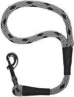 Vista 24 de Mendota Pet Correa de tráfico – Correa corta para perro – Fabricada en los Estados Unidos – Azul Night Viz, 1/2 pulgadas x 16 pulgadas