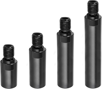5/8"-11 Angle Grinder Extension Shaft Kit,2-5in Arbor Rods4 Piece | Works With AccessoriesRotary adapter for wheels,pads,backing plates and standard attachmentsswap from grind to polish fast
