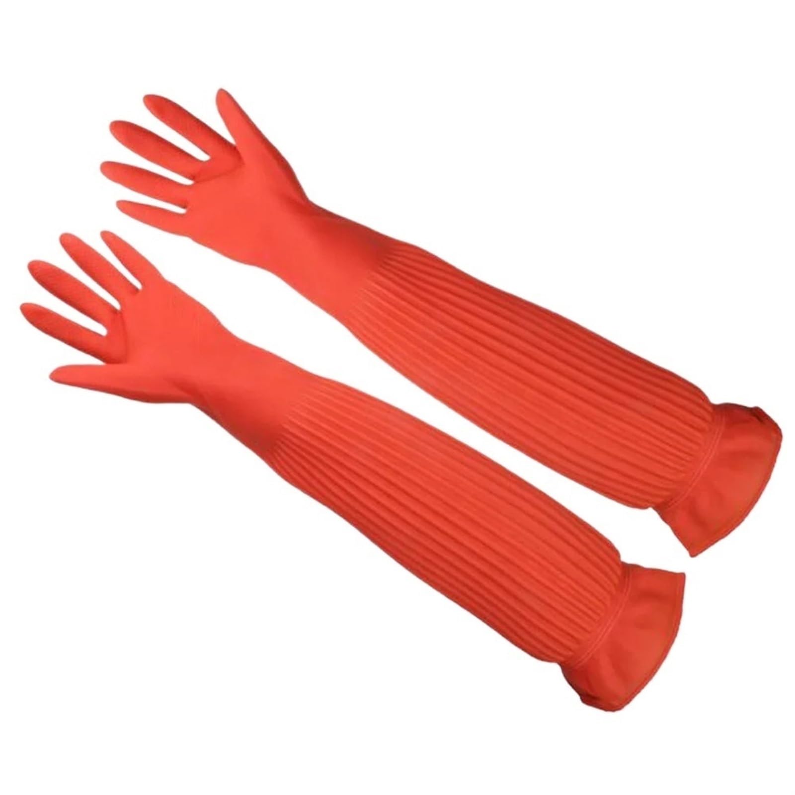Guanti per le pulizie, Guanti lunghi 45/56 cm, guanti for acquario(56cm)