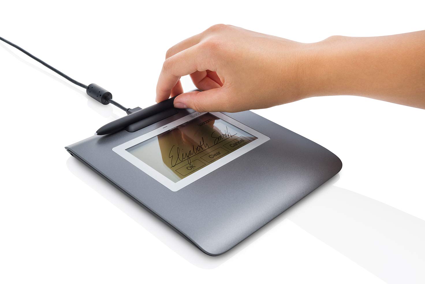 Wacom STU-430-SP-SET Signature Set (inkl. Pad/-Stift/Sign Pro PDF Software) grau