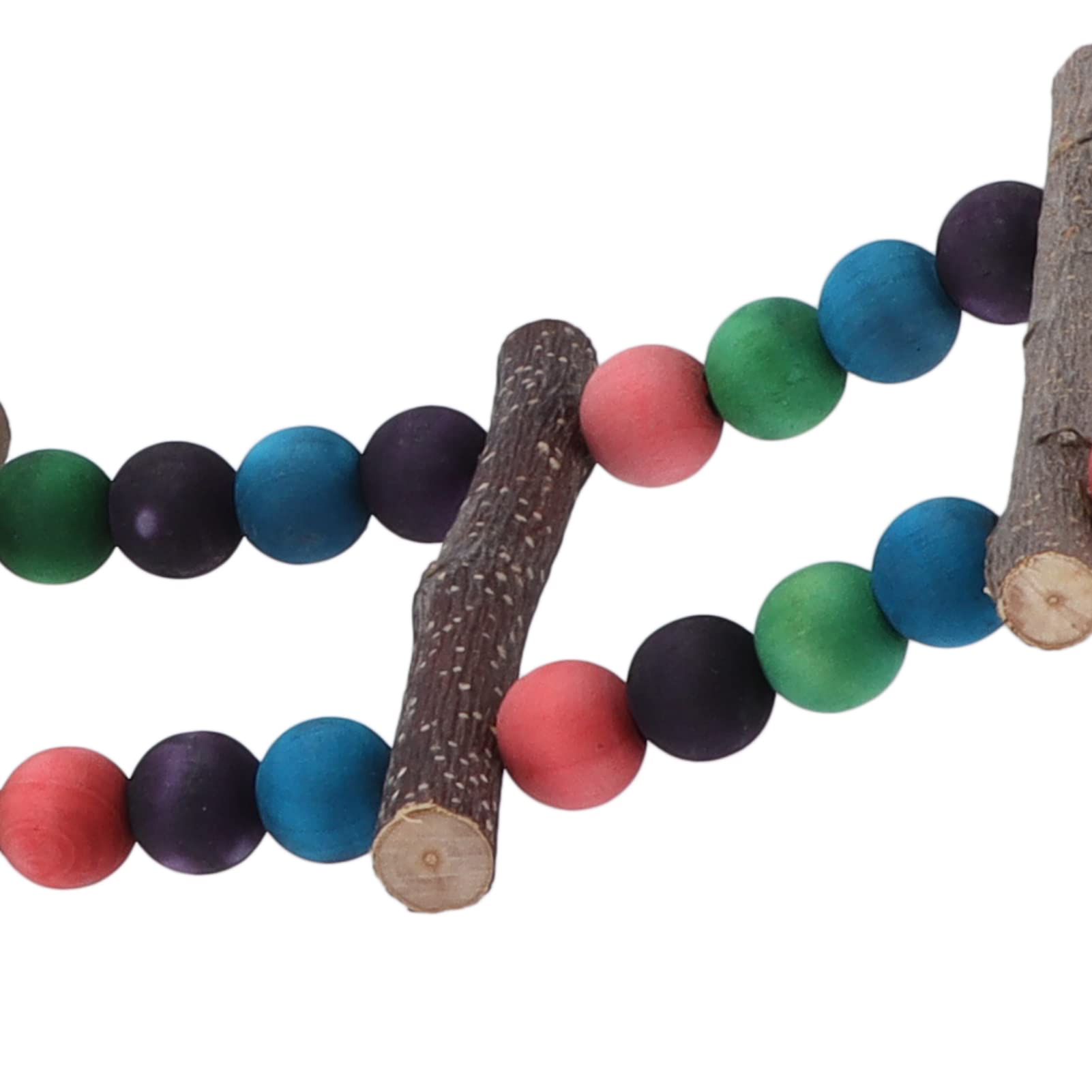 Gavigain Small Wood Bird Toy, Sturdy and Safe Material, Vibrant Colors, for Hamsters, Guinea Pigs, Sugar Gliders, Parrots, Climbing and Chewing Fun (-2112210014612)