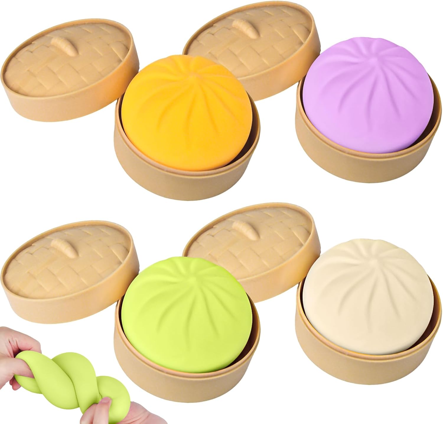 Dumplings De Colores: Juguete Antiestrés Para Ansiedad-a Dumplings De Colores: Juguete Antiestrés Para Ansiedad-a