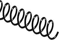 Vista 14 de TOTiyea Paquete de 50 espirales de plástico para encuadernación, capacidad para 215 hojas, espirales de encuadernación de 25 mm (1"), paso 4:1